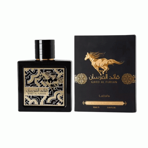 عطر ادکلن لطافه مدل قائد الفرسان عربی مشابه رایحه پاکو رابان بلک ایکس اس حجم 90 میل