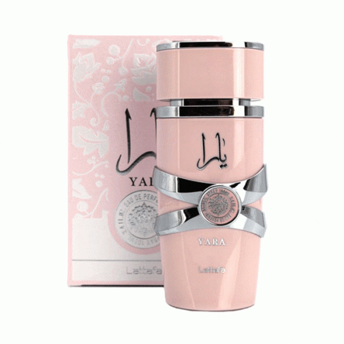 عطر ادکلن زنانه یارا صورتی لطافه اصل حجم 100 میل