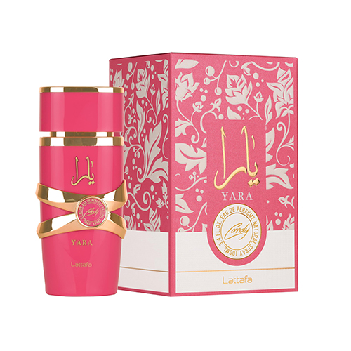 عطر ادکلن زنانه لطافه یارا کندی برند لطافه حجم 100 میل