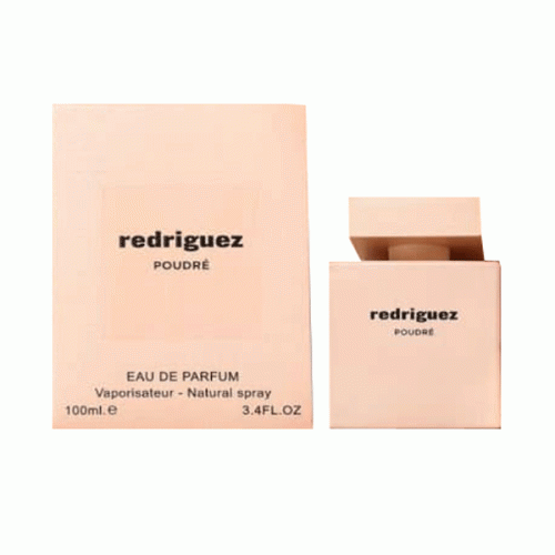 عطر ادکلن ردریگز پودر رایحه نارسیسو پودری فرگرانس ورد حجم 100 میل