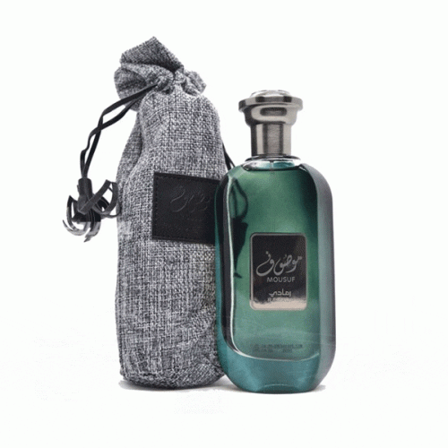 عطر ادکلن اورجینال ارض الزعفران مدل موصوف رمادی حجم 100 میل